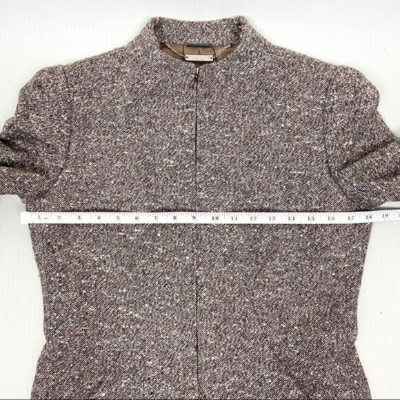 Alexander McQueen Tweed Wool Blazer Evening Jacket EU 42 - Picture 9 of 14